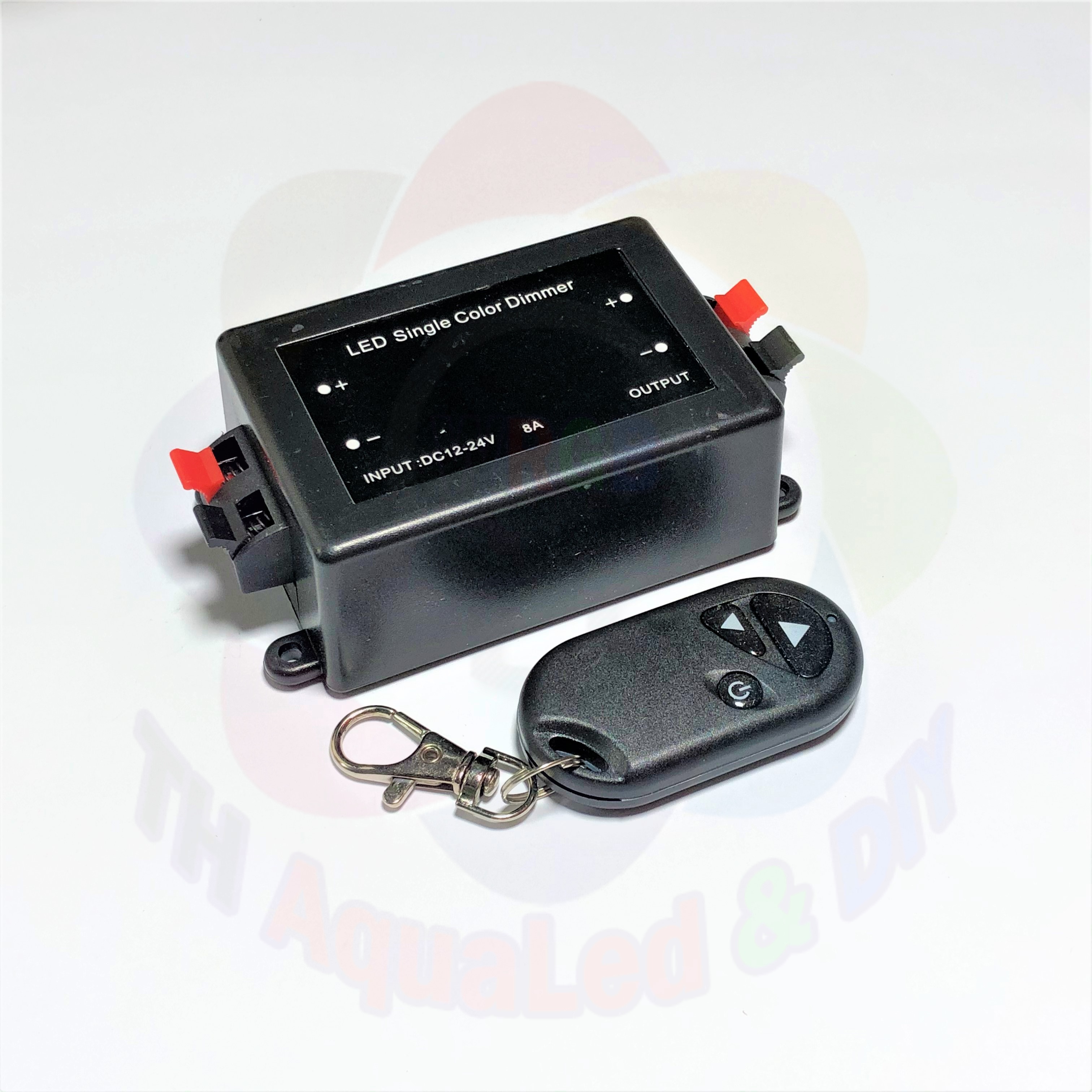 [HCM]Dimmer Điều tốc Không dây dùng Remote DC 12-24V 8A điều chỉnh tăng giảm điện áp cho thiết bị linh hoạt. Lưu ý: dùng cho đèn led và quạt nhựa nhỏ