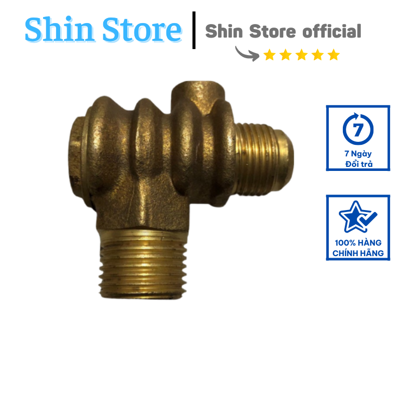 Van một chiều tốt máy nén khí xài dây curoa chất liệu Đồng -SHINSTORE