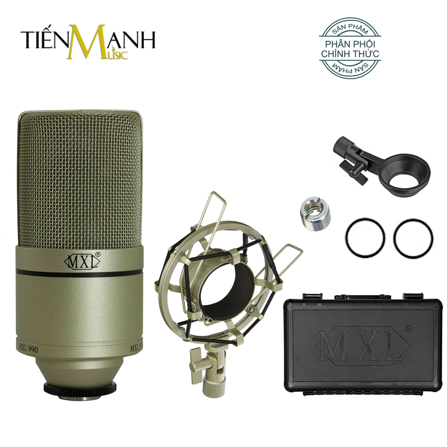 [Chính Hãng Mỹ] MXL 990 Mic Condenser Thu Âm Phòng Studio, Micro Biểu Diễn Chuyên Nghiệp Microphone Recording Kit Cardioid MXL990