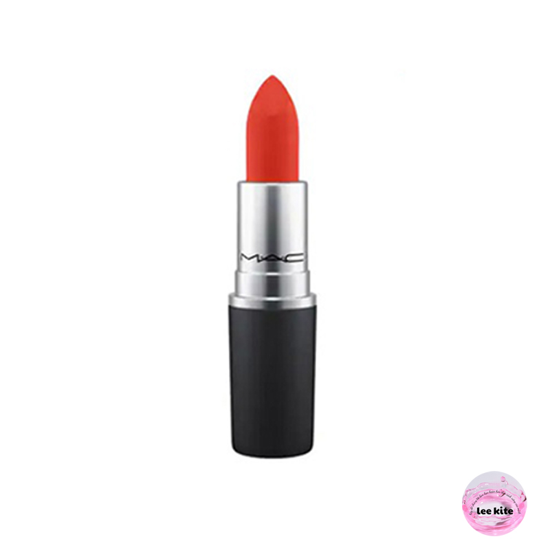 Son MAC Powder Kiss Màu 303 Style Shocked – Đỏ Cam