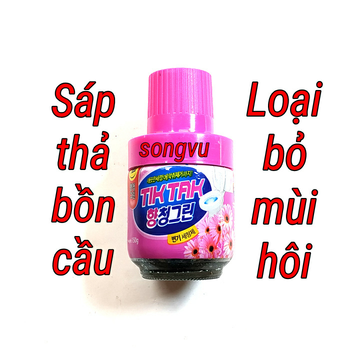Chai thả bồn cầu khử mùi hôi Tiktak