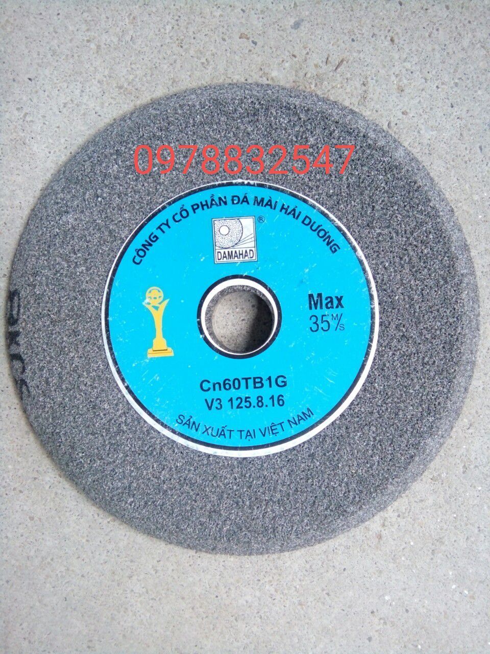 Đá rửa cưa phi 125 đá hải dương hợp kim mài tròn