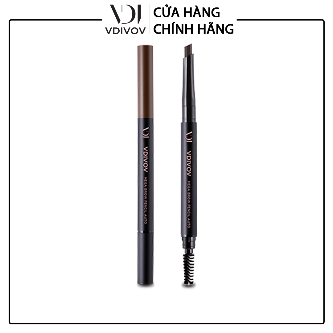 Chì kẻ mày bút vặn vdivov mega brow pencil auto 0.35g