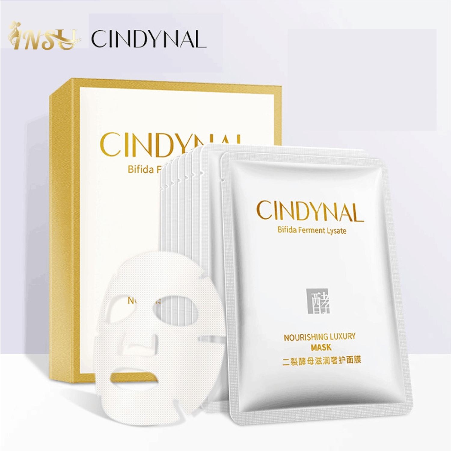 Mặt Nạ Dưỡng Ẩm [INSU BEAUTY] Mask Cindynal Lên Men Tự Nhiên, Dưỡng Âm Hiệu Quả Sâu Cho Da, Mềm Mại, Căng Mướt MN21