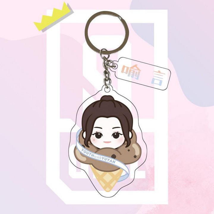 Móc khóa chibi Thanh Xuân Có Bạn 2 Ngu Thư Hân Hứa Giai Kỳ Khổng Tuyết Nhi Dụ Ngôn The Nine the 9