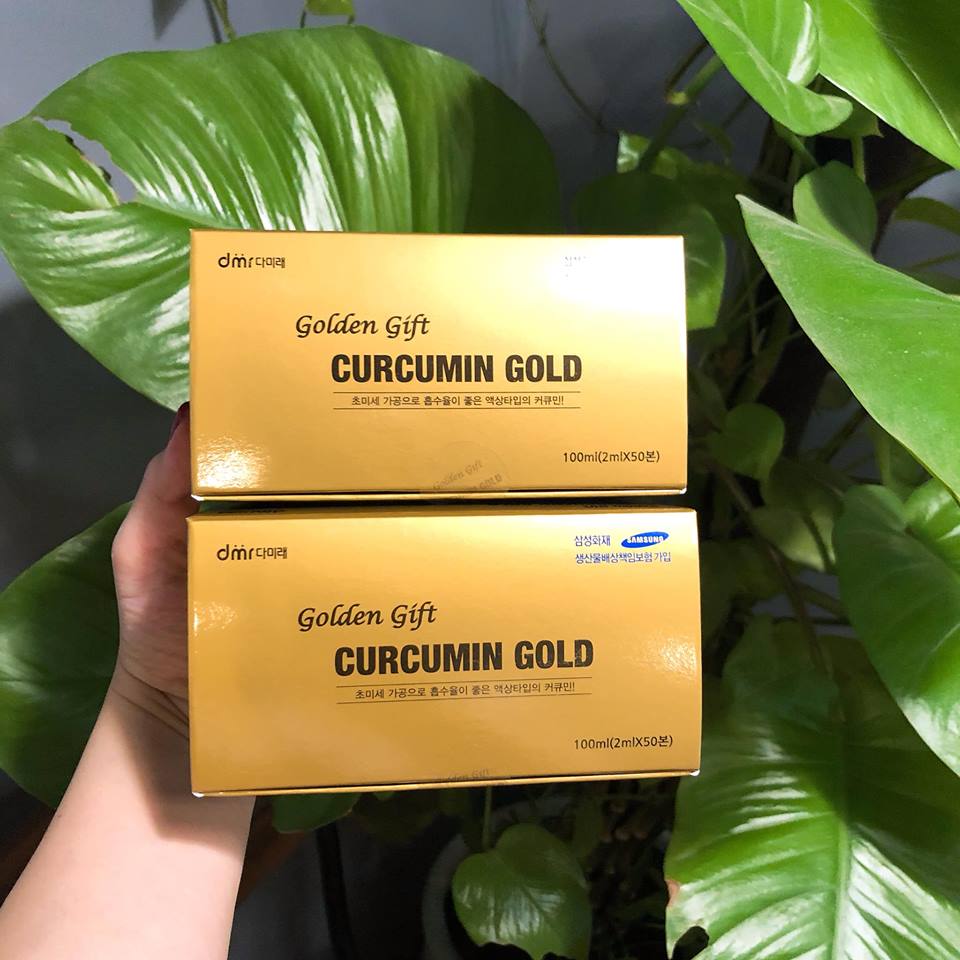 Tinh Chất Nghệ Nano Curcumin Gold Hàn Quốc Hộp 50 Ống - Sản Phẩm Được SAMSUNG BẢO HỘ
