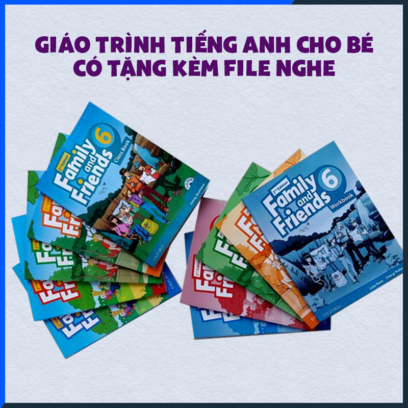 Family and Friends 2nd starter-6 tặng kèm file nghe cho bé