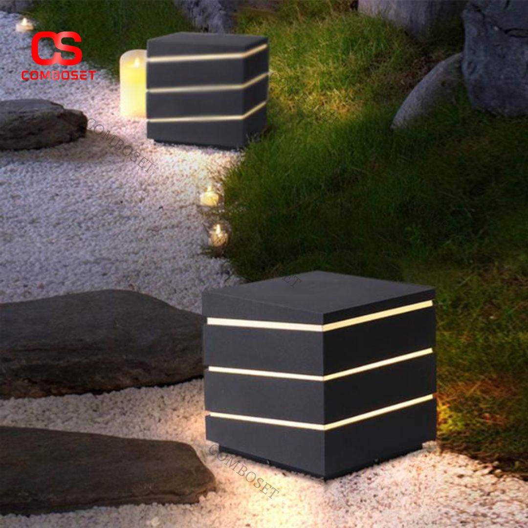 Modern Square Garden Lights Illuminate Exquisitely