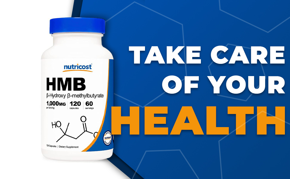Nutricost HMB 1000mg - Viên Uống Giúp Hỗ Trợ Chuyển Hóa Protein, Giúp Tăng Cơ và Phát Triển Cơ Bắp 120 viên