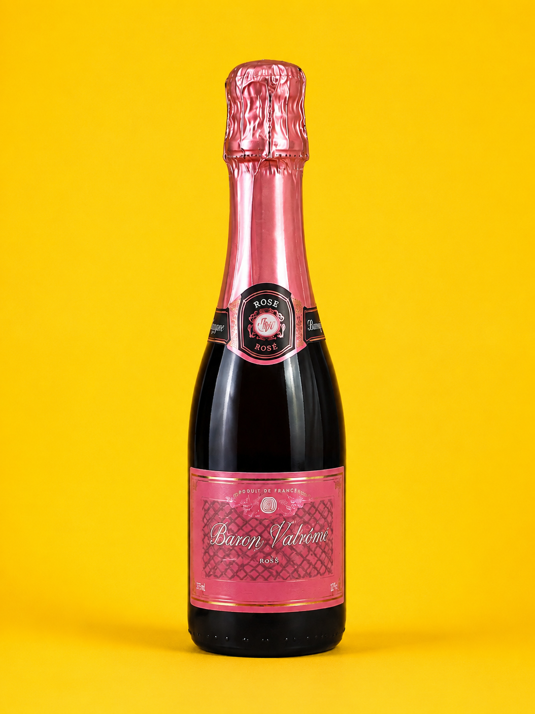 Vang Nổ Hồng Baron Valrôme Rosé Sparkling Brut 375ml