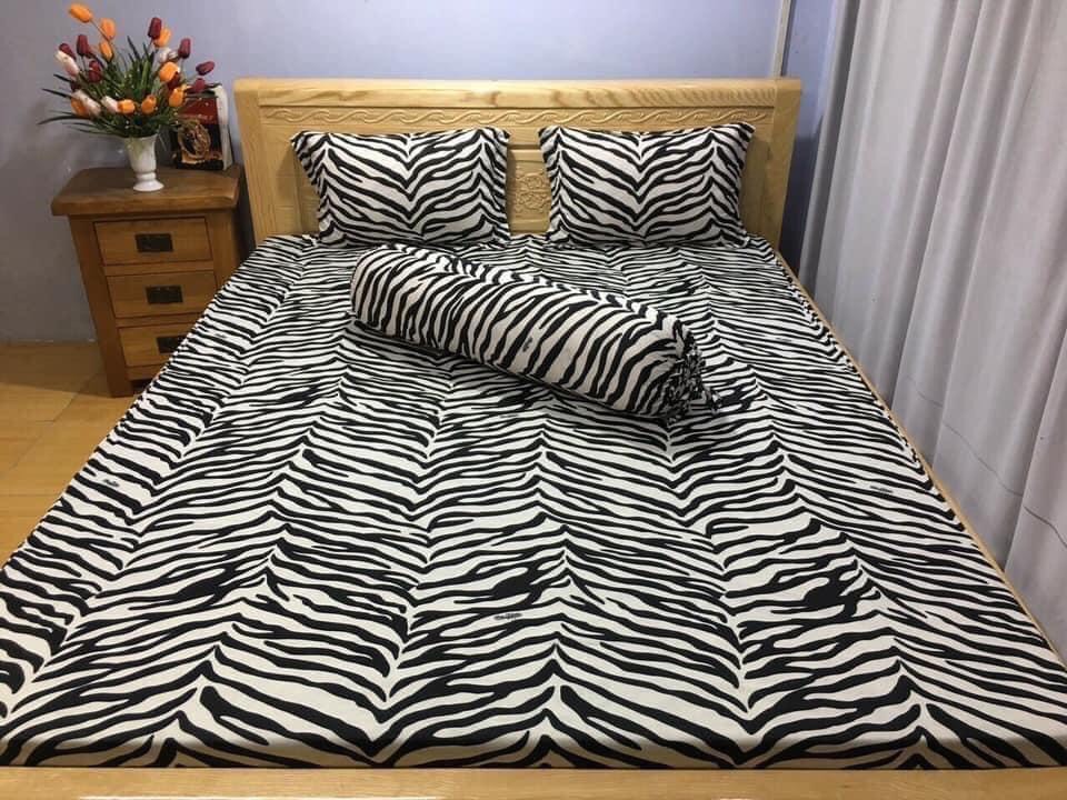 [HCM]Bộ drap thun Hàn Quốc mát lạnh { 4 món } khách nhớ chọn size thiết kế họa tiết trang nhã được bày trí tinh tế thể hiện vẻ sang trọng