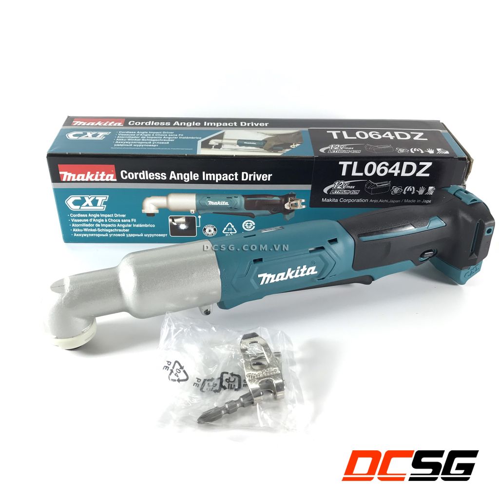 Máy vặn vít góc dùng pin 12vmax makita tl064dz