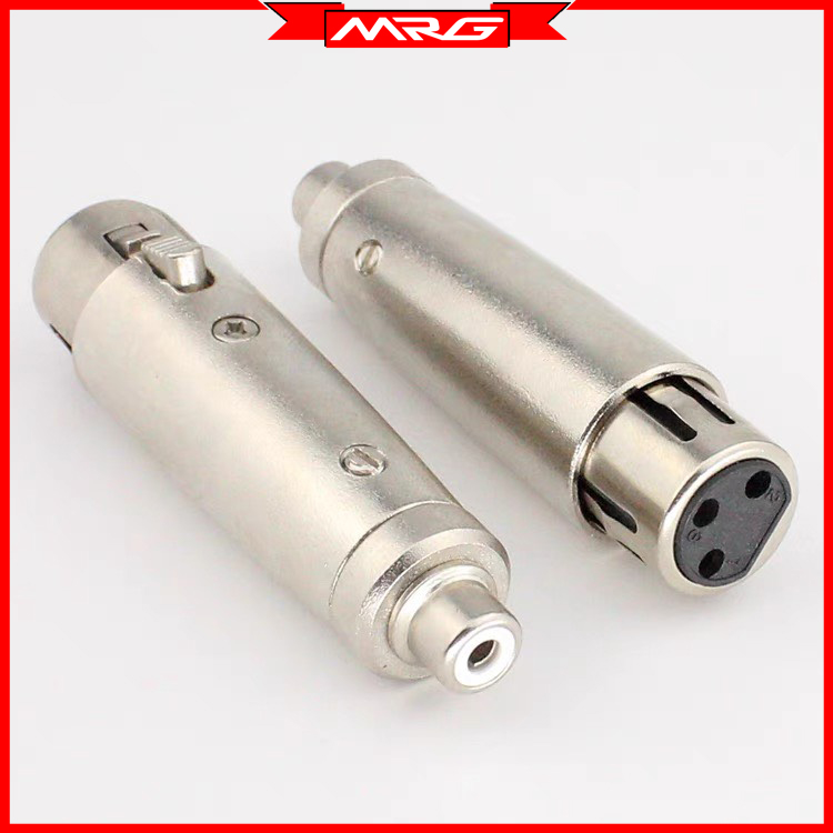 Jack Chuyển Đổi Canon Cái Sang AV Hoa Sen Cái, giá 1 cái JC. đầu chuyển canon av hoa sen, đầu nối jack canon sang av hoa sen