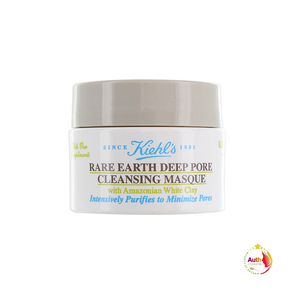 Mặt Nạ Đất Sét giảm mụn ẩn-đầu đen kiềm dầu se khít lỗ chân lông KIEHLS Rare Earth Deep Pore 14ml