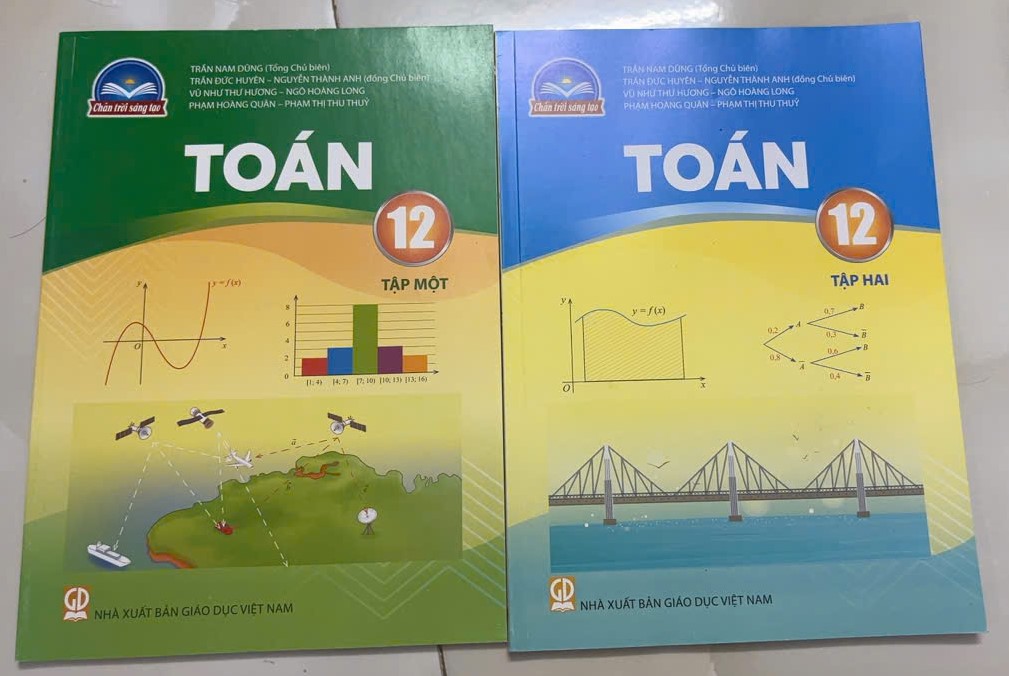 [Tồn Kho -  giảm 75%] Sách Toán 12 Tập 1 Tập 2 - Hình học và Đại số - Nhà xuất bản Giáo dục Việt Nam- CAM KẾT SÁCH THẬT