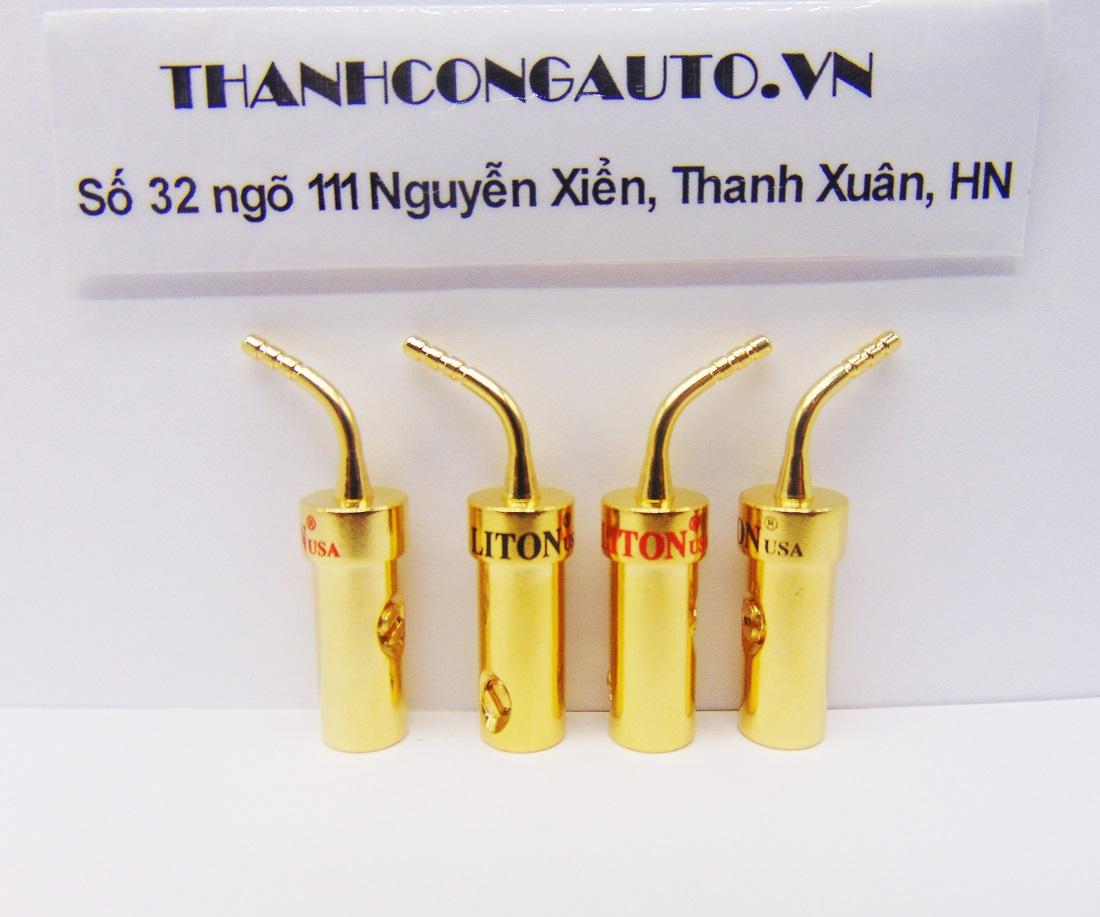 4 cái Jack loa Mỏ Chim LITON đồng nguyên khối