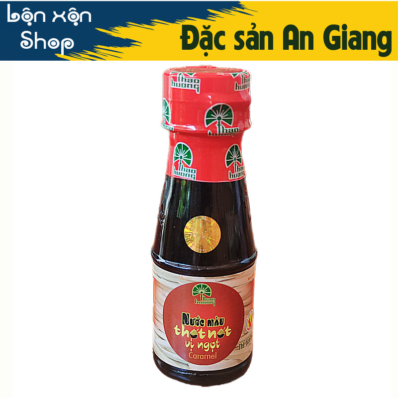 [ĐẶC SẢN AN GIANG] Nước màu thốt nốt 90ml (nước hàng) nguyên chất chai 90ml hiệu Thảo Hương (màu tự nhiên, không chất bảo quản, sản phẩm được kiểm định) - HSD 12 tháng