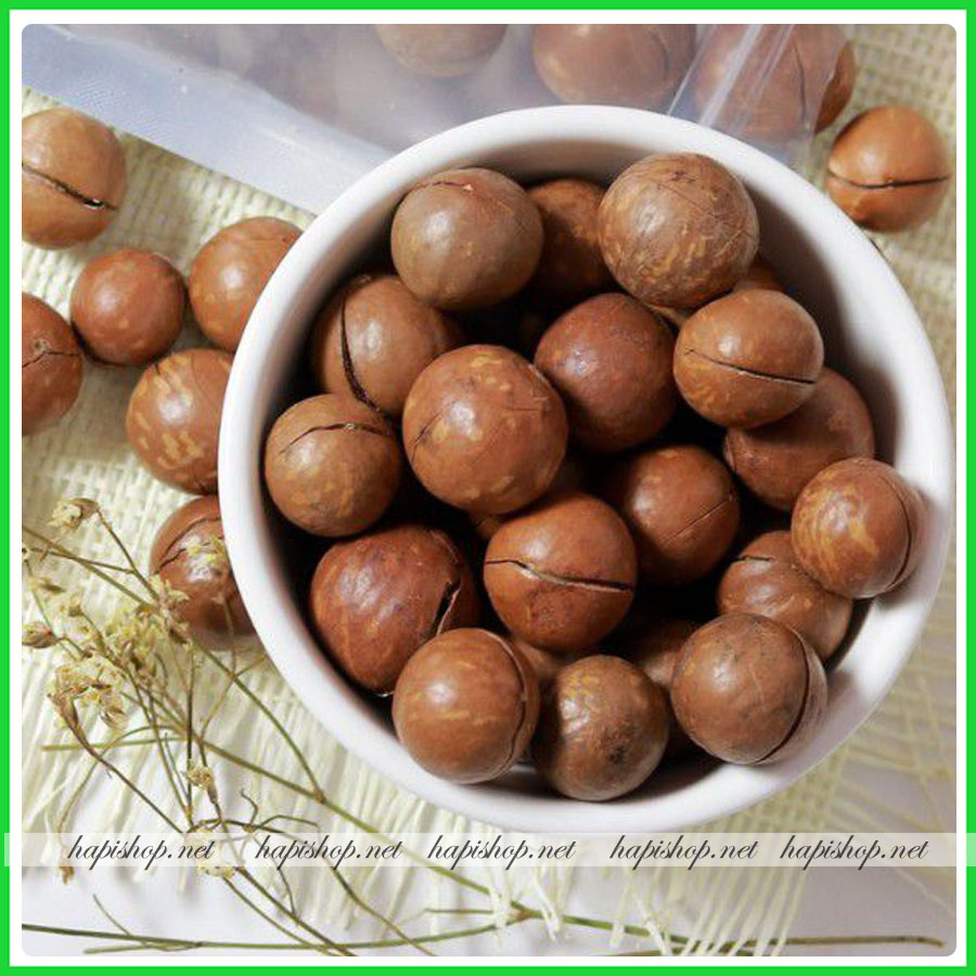 Hạt macca, hạt macca nứt vỏ + tặng kèm dụng cụ cầm tay tách hạt macca - 500g