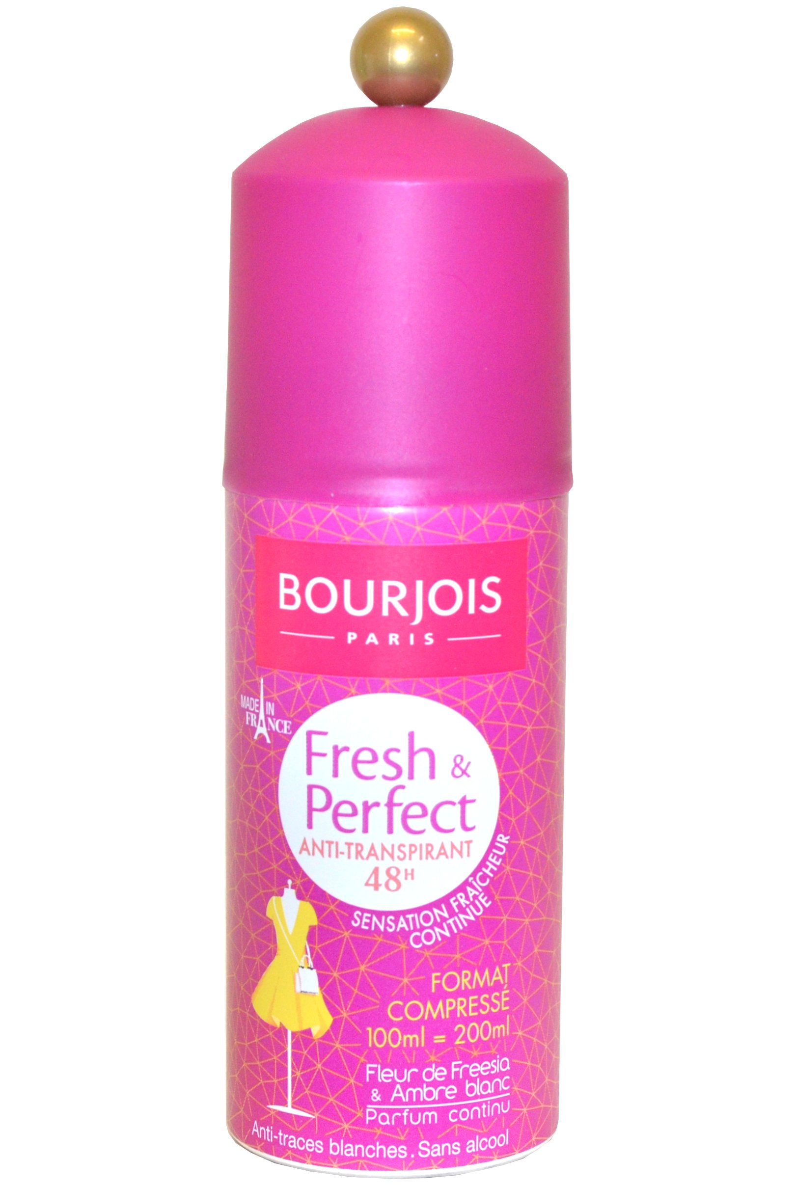 Xịt khử mùi toàn thân BOURJOIS Fresh & Perfect  24h (100ml)  - Pháp (Hương nước hoa)