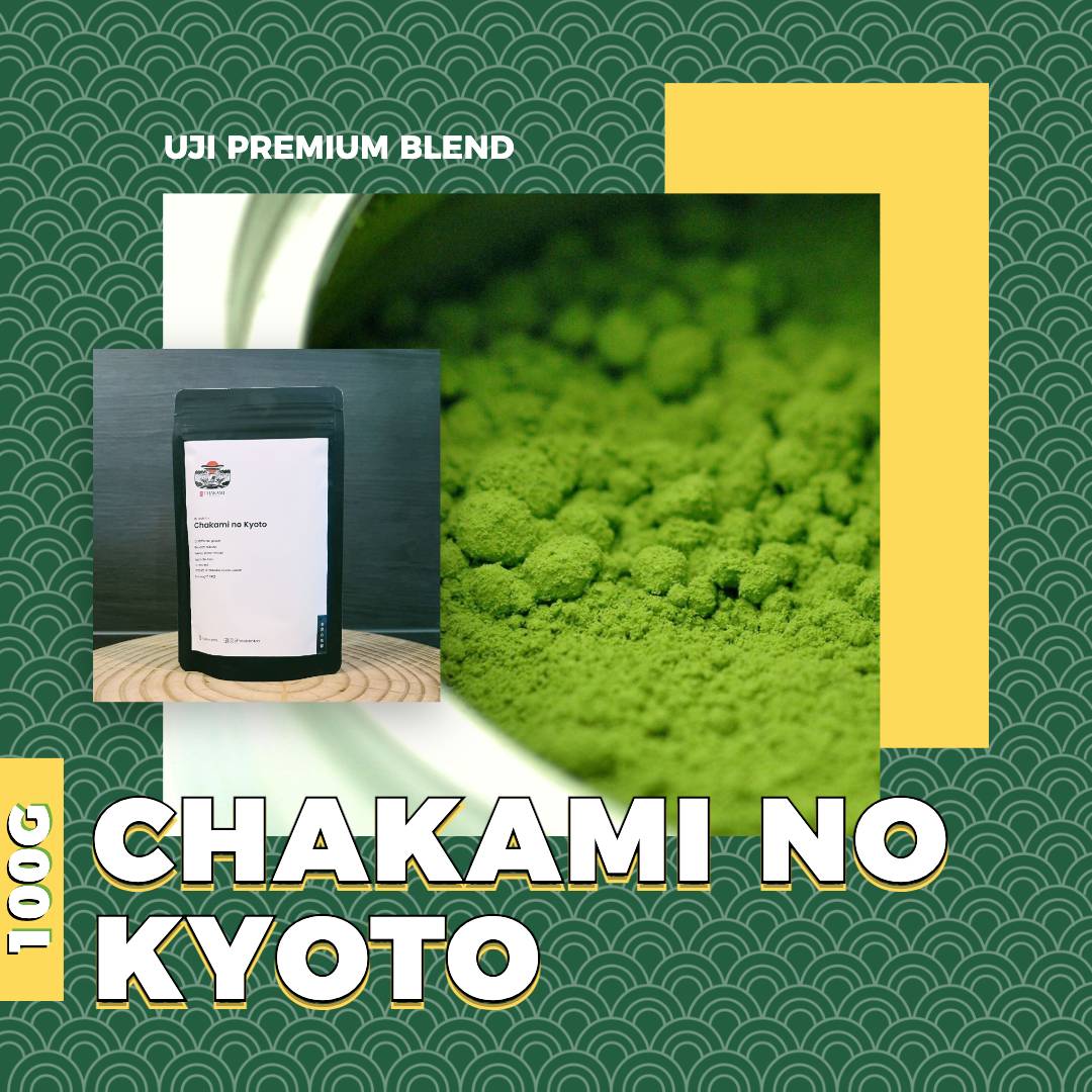 100g Bột Matcha Uji Nhật Bản - Chakami no Kyoto (Dòng trà Premium Blend) | Ceremonial Grade | Thu hoạch tại Kyoto, Nhật Bản