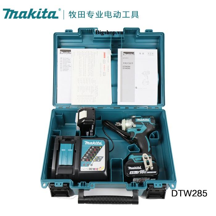 Máy siết bu lông dùng pin 18v makita dtw285rme