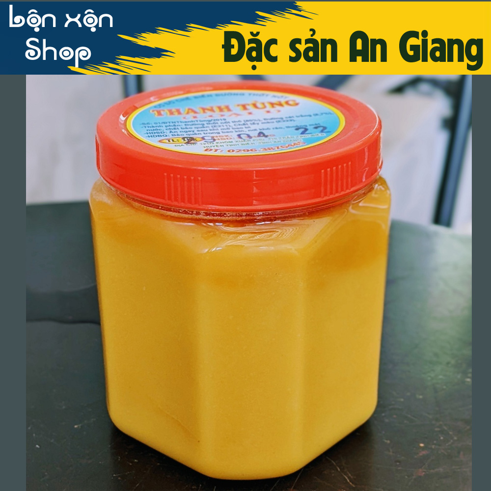 [ĐẶC SẢN AN GIANG] Hủ 1KG Đường thốt nốt dạng mềm hiệu Thanh Tùng Nhãn mới (thơm ngon, chuyên dụng cho làm trà sữa, sữa tươi trân châu đường đen, nấu chè) - HSD 6 tháng