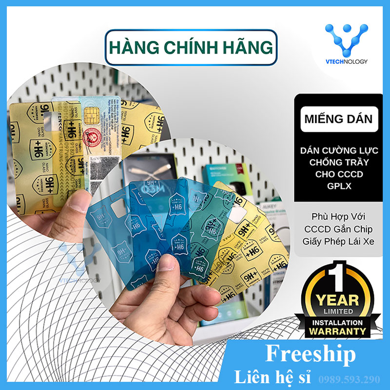 Combo 5 bộ Miếng dán CCCD, GPLX bằng lái xe chống trầy xước trong suốt ,miếng CCCD cường lực dẻo