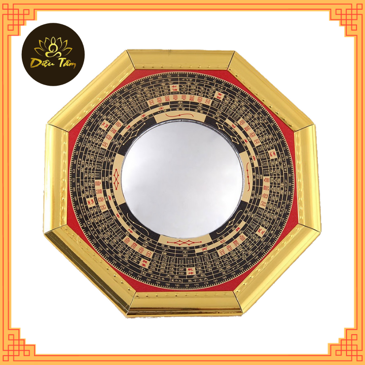 Gương bát quái lồi đồ thờ cúng phong thủy shop Diệu Tâm