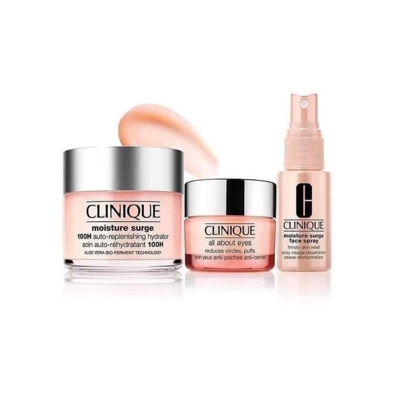 Set Dưỡng Ẩm Clinique Moisture Surge Ultra Hydration – 3 Món