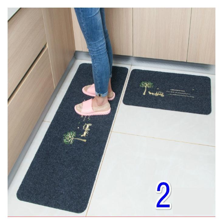 Combo 2 Thảm nhà bếp, kích thước:40x60 ,40x120, thảm trải sàn chống trơn trượt in hình mẫu mới siêu đẹp mềm mịn, chống trơn trượt tuyệt vời.