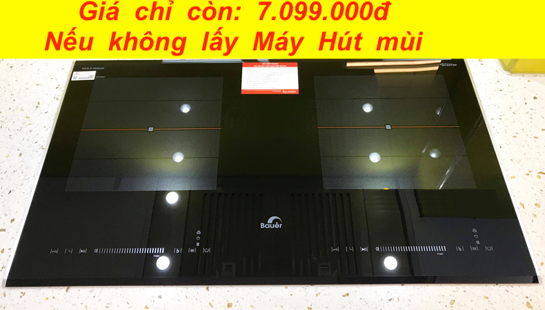 Bếp Từ Đôi Bauer BE 358SA Hỗ trợ tính năng giữ ấm, chiên sào, súp...nhập khẩu nguyên chiếc Malaysia