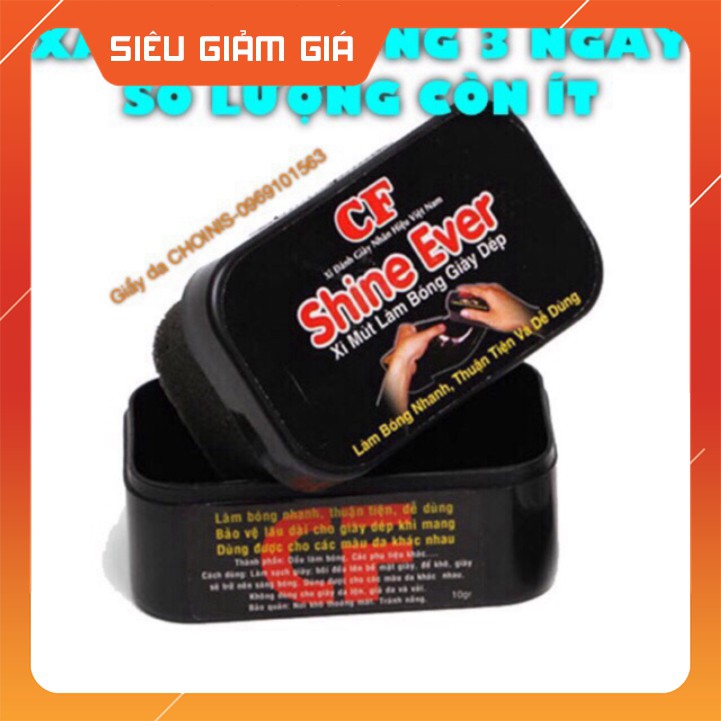 Xi đánh giày shine ever mút 2trong 1 tiện lợi dễ sử dụng