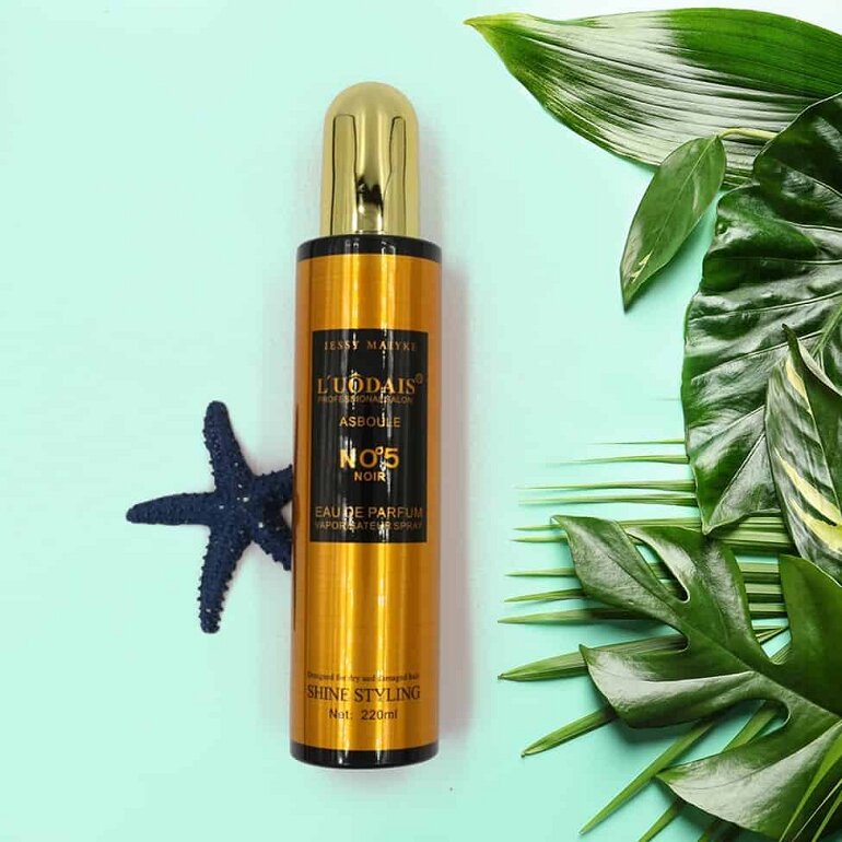 Xịt dưỡng tóc nước hoa no5 noir 220ml phục hồi tóc