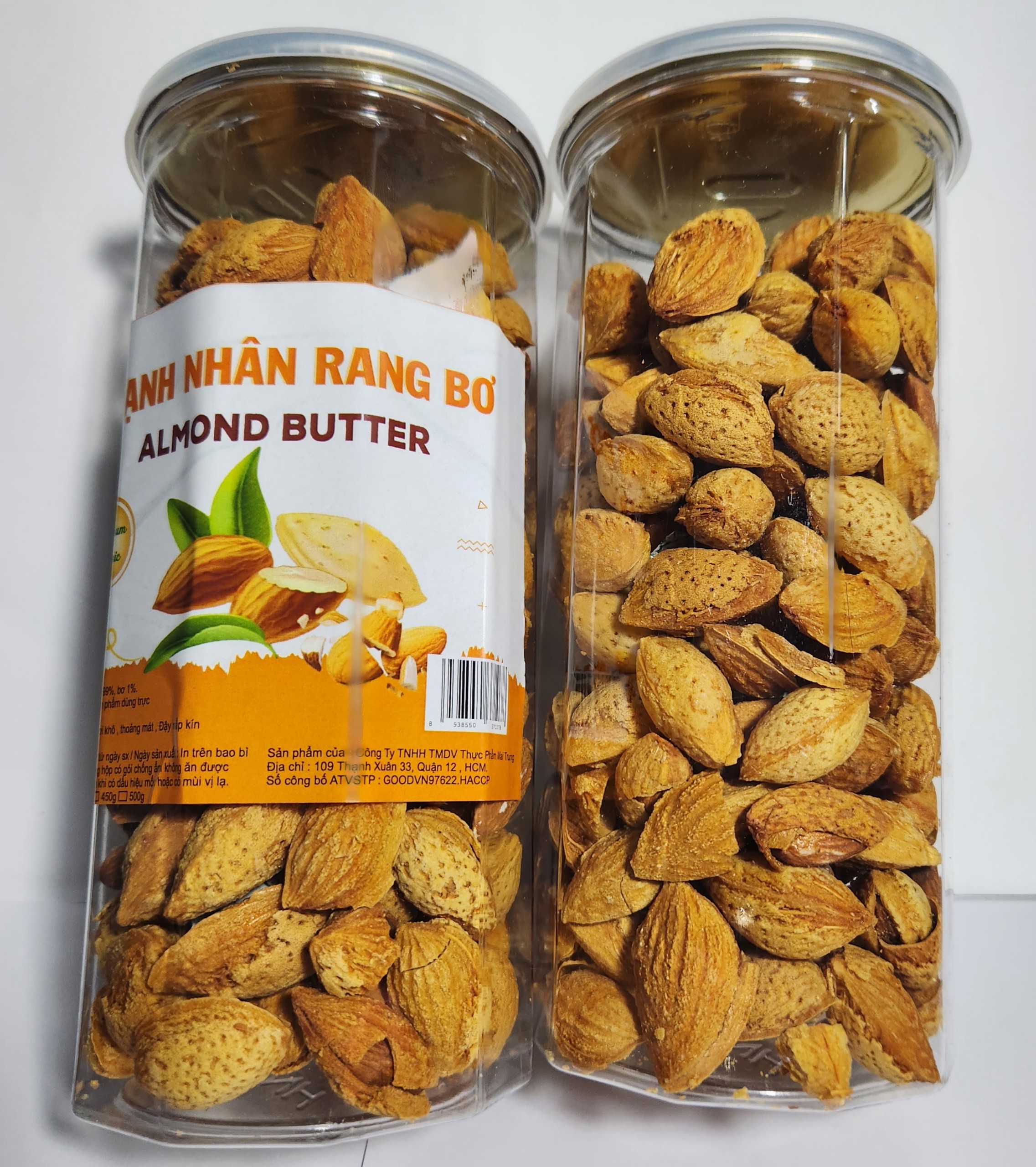 Hạnh nhân rang bơ vỏ mỏng 450g Nhập Khẩu Mỹ hạt hạnh nhân rang bơ thơm ngon Hạt dinh dưỡng Đồ ăn vặt Healthy