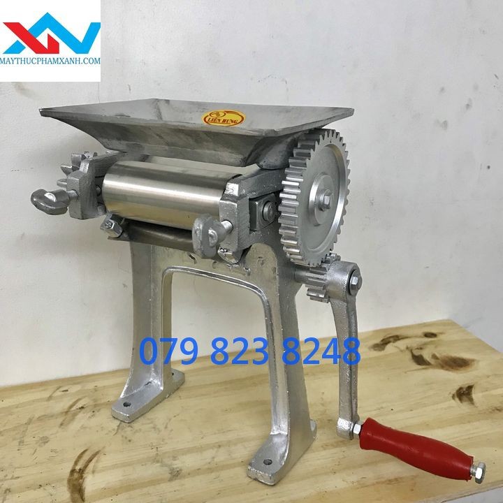 Máy Cán Ép Khô Mực Máy cán mực khô quay tay 10cm Máy Ép Khô Mực loại 10cm để bàn dùng gia đình Máy quay khô mực