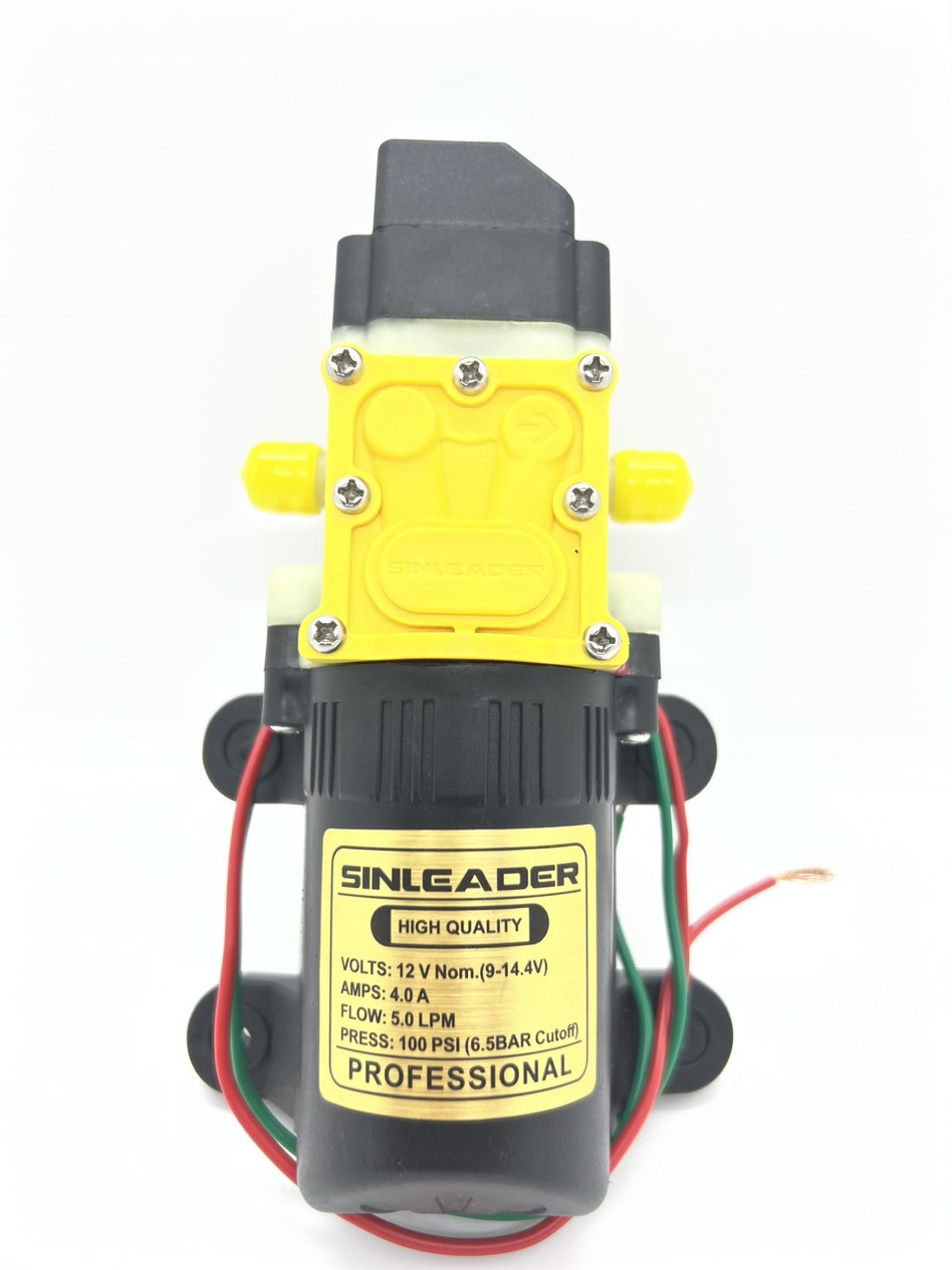 Bơm Sinleader 12V xài cho bình xịt điện , phun sương, rửa xe, tăng áp máy giặt