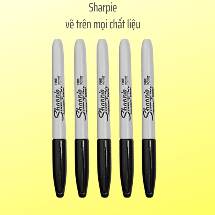 Bút lông dầu Sharpie Fine Point màu đen