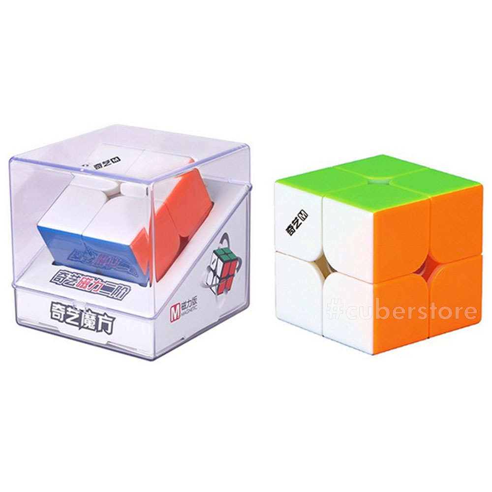 Rubik qiyi ms 2x2 magnetic có nam châm. khối lập phương rubic 2x2x2 2 tầng đồ chơi thông minh