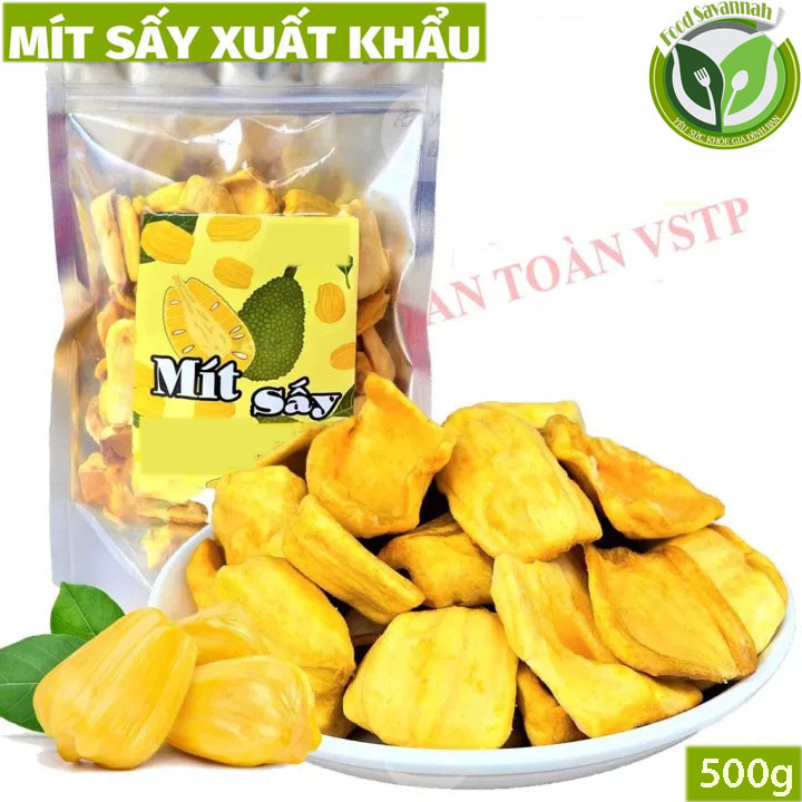 [ ĐẶC SẢN ĐÀ LẠT ] Mít Sấy Giòn Xuất Khẩu Hàng Nguyên Cánh Loại 1 Siêu Ngon 500g - Giá Cực Rẻ, Mít Sấy Đà Lạt Cao Cấp, Mít Sấy Khô, Thơm Giòn, Ngọt Thanh Tự Nhiên, Không Tẩm Đường, Ngon Như Mít Sấy Vinamit/ Hy ni/ Nhật Hưng, Đồ Ăn Vặt Ngon, Trái Cây Sấy