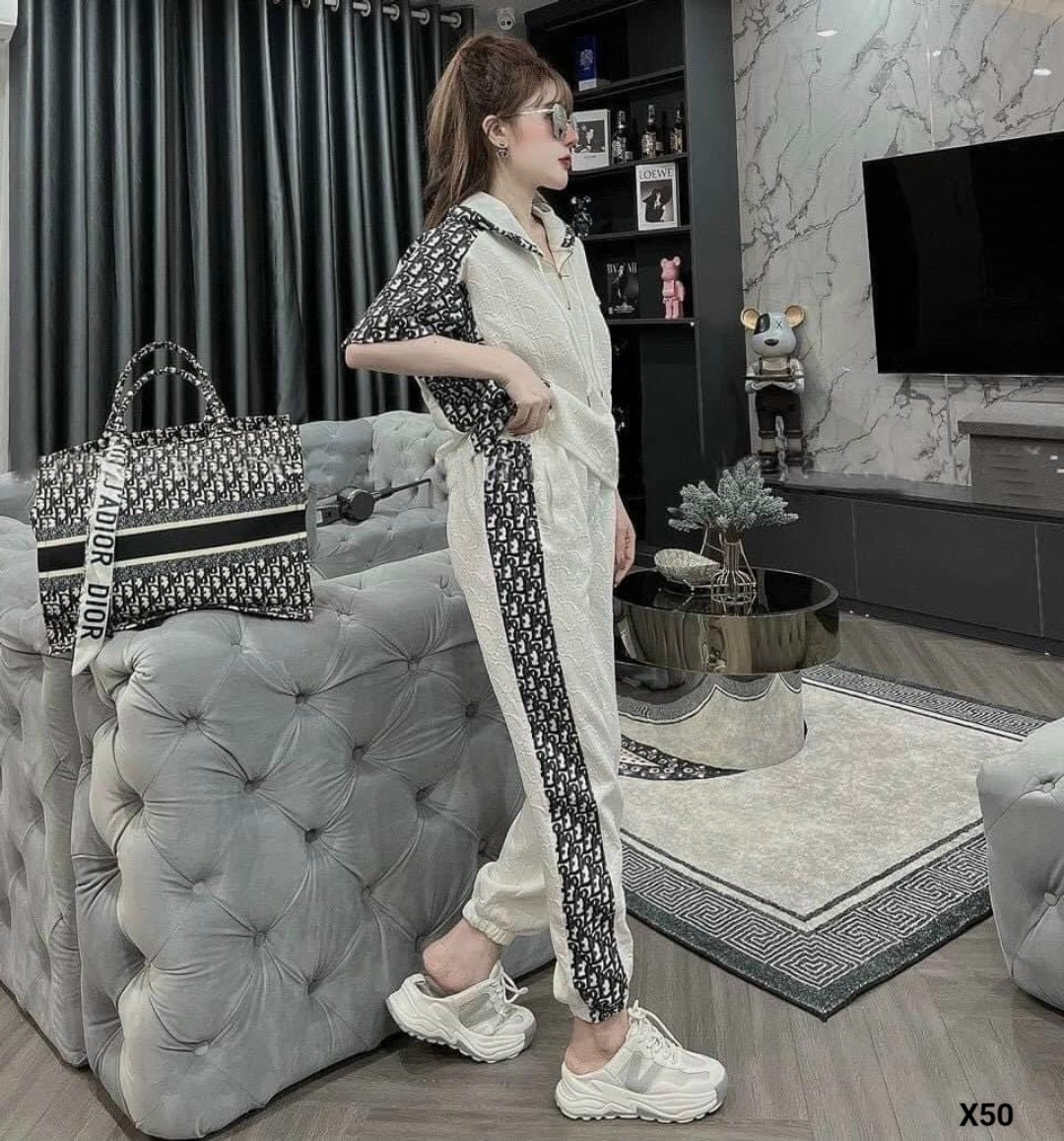 Set bộ đồ nữ quần ngắn áo thun cực xinh , tôn dáng chuẩn cho các nàng tt vnc