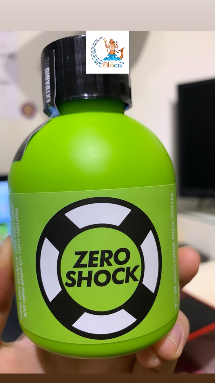 Zero shock extra bio chống sốc, giảm stress, hồi phục nhanh cho cá chai 125ml , 250ml.