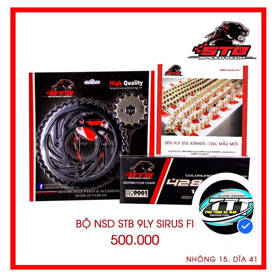 [HCM](CHÍNH HÃNG) NHÔNG SÊN ĐĨA STB SIRIUS - TARUS - JUPITER ( FI & XĂNG CƠ)