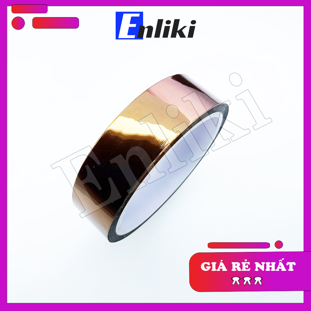 Băng dính nhiệt nâu rộng 15mm x dài 33m