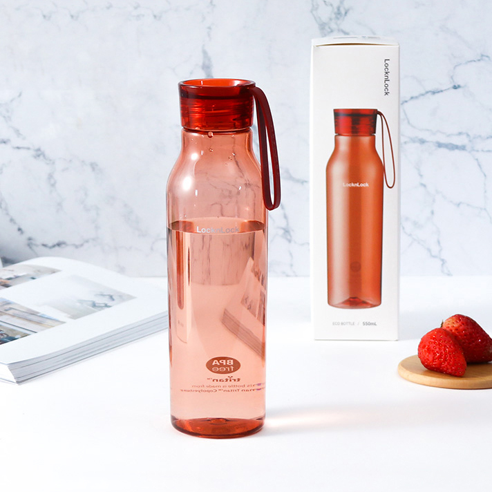Bình nước nhựa tritan cực đẹp và an toàn lock&lock eco bottle abf664 750ml