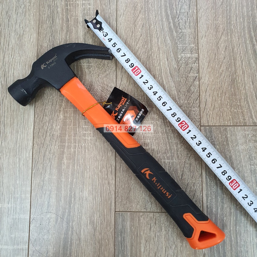 [Ảnh thật] [Chính hãng] Búa đinh Kapusi Nhật Bản đầu búa nặng các cỡ từ 500gr-750gr - búa sừng dê, búa đóng đinh, búa nhổ đinh, búa nhật