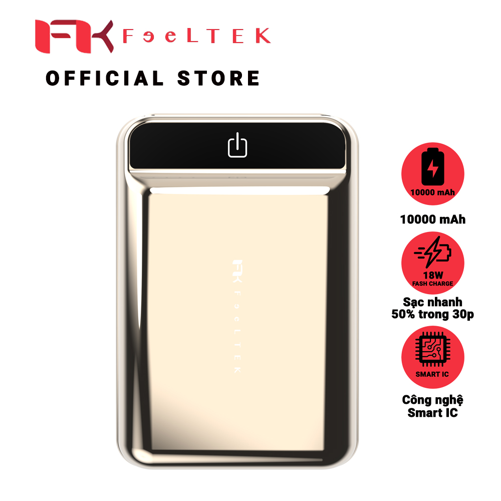 Pin sạc dự phòng Nano Power Bank 10000mAh Feeltek