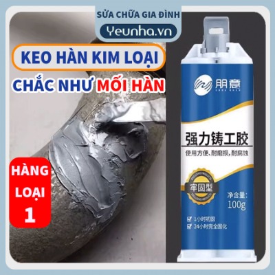 Hàng Loại 1 - Keo Dán Sắt, Hàn Dính Sắt Thép Kim Loại Siêu Cứng Chịu Nhiệt 200 Độ C Yeunha.vn - Yêu Nhà Chính Hãng