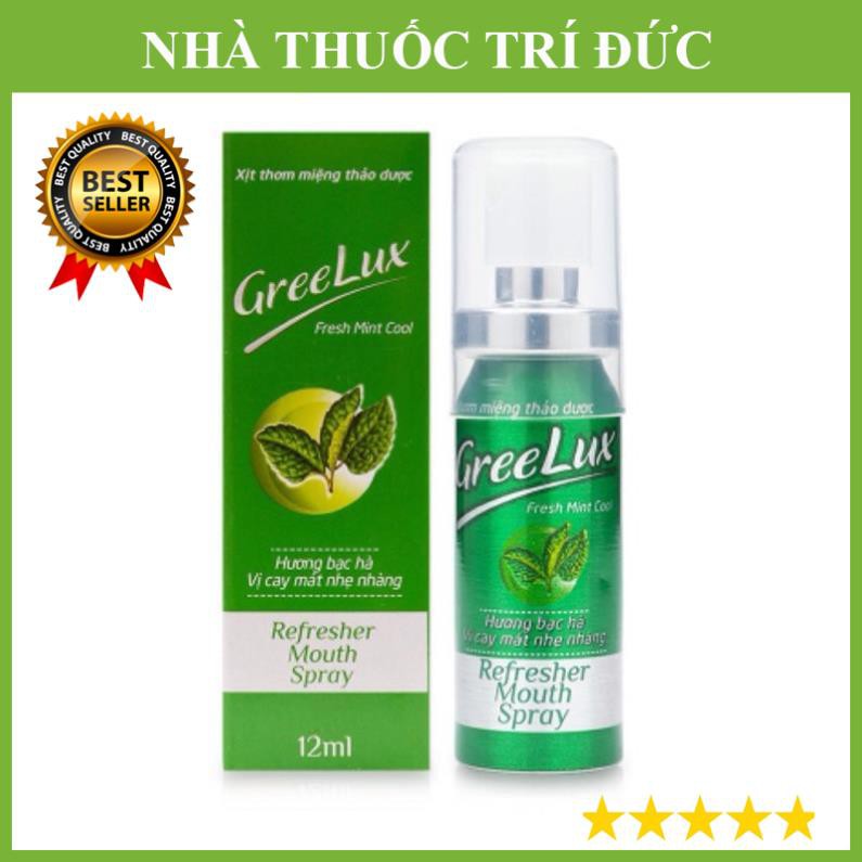 Xịt thơm miệng greelux Extra Cool Thảo Dược 12ml