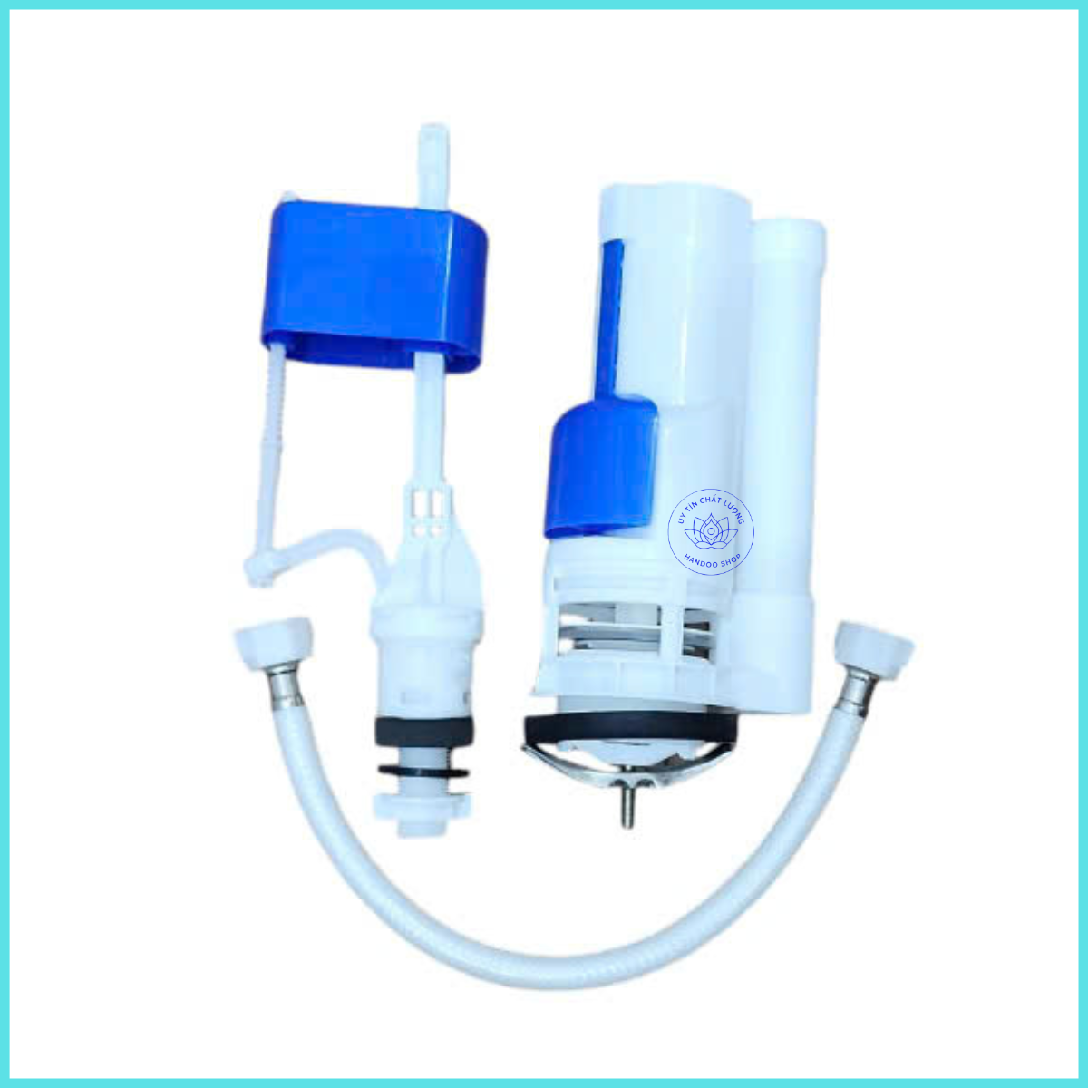2-Button Toilet Flusher for Two-Piece, One-Piece Toilets Toto, Inax, Viglacera - 5