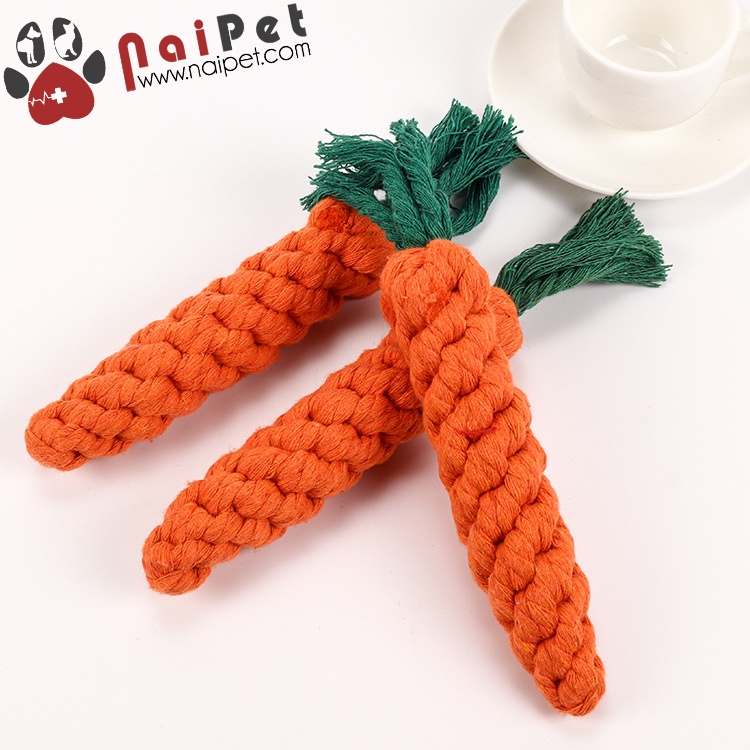 Đồ chơi bện dây thừng hình cà rốt dt005